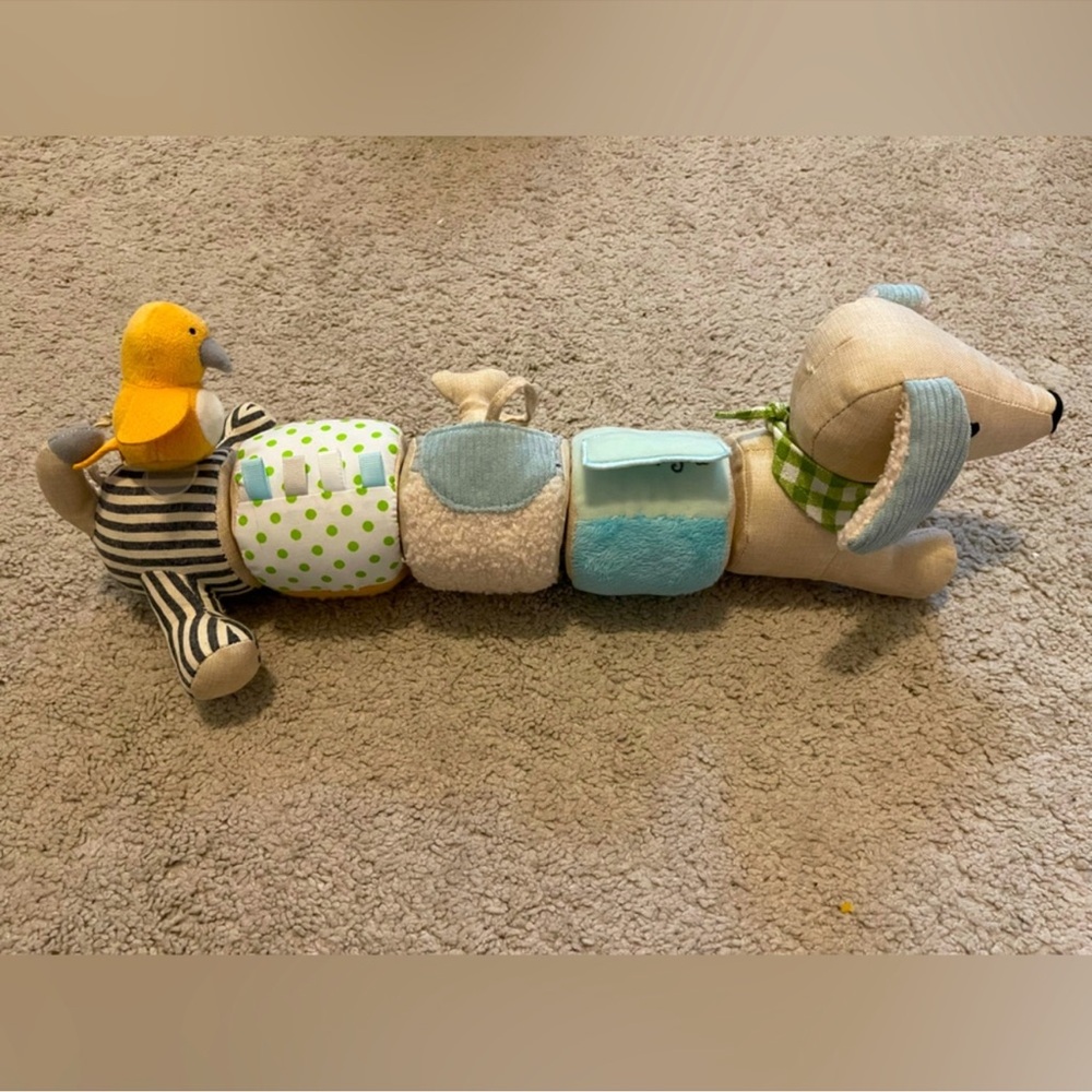 Anthropologie Wonder & Wise pull apart pup